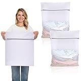 Dntorx 2 Stück Wäschenetz Groß, 50 x 60 cm Wiederverwendbar Wäschenetz für Waschmaschine Große...