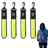 LED Blinklicht Schulranzen,4pc LED Blinklicht Reflektierende Anhänger,Blinklicht Reflektierende...