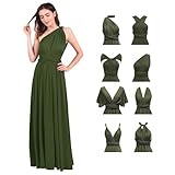 Abendkleid Lang Damen Elegant Rückenfreies Multiway Bandage Wickelkleid Festlich Hochzeitskleid...