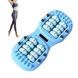 Eojpdji Fußmassage-Roller - Muskelmassagegerät Für Füße - Doppelroller Tragbares Triggerpunkt...