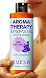 Aromatherapy Massage Oil 100ml - Deeply Moisturizing & Relaxing for Full Body Massage - Blended with...