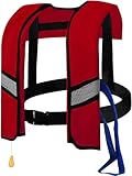 Life Jacket Adult Automatic Inflation,Vollautomatische Rettungsweste mit Reflektoren für...