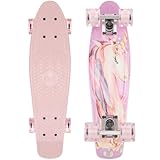 Arrow Board - 22 Zoll Skateboard, KMX Mini Cruiser Skateboard für Kinder, Jugendliche, Junge und...