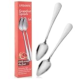 Grapefruitlöffel – Edelstahl-Löffel mit Wellenschliff zum einfachen Schneiden von...