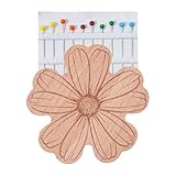 TAIZhiChen Sticknadelhalter mit Stecknadel-Set für Nähen und Handwerk, Flower B