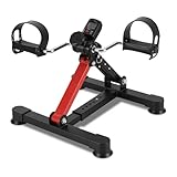 Hebitod Mini Heimtrainer Bein- und Armtrainer, Faltbarer Beintrainer mit LCD-Display & Stufenlosem...