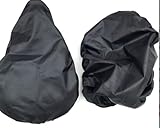 Universal Fahrradsattelbezug 4er Set - 100% Wasserdicht, Regenschutz, UV-Schutz - Passend für...