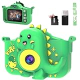 Kinderkamera, 1080P HD Digitalkamera für Kinder mit 2,0'-Bildschirm & 32GB-Karte, Selfie...