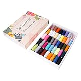 88 Spulen Polyester Nähgarn 400 Yards Spule Für Handnähmaschinen Handarbeiten Polyester...