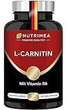 L-CARNITIN – Premium: Carnipure® - 1470 mg L-Carnitin-Tartrat - Energie- und Erholungs-Boost nach...
