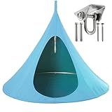 Runde Schaukel Outdoor Hängesessel – Tragkraft 100–200 kg – Indoor-Schaukel mit Aufhängeset...