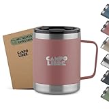 Campo Libre. Tito I Edelstahl Thermotasse 350ml mit verschließbarem Deckel I Thermobecher Kaffee to...