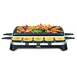 Tefal Raclette Grill Ambiance, Raclette 10 Personen, inkl. Tischgrill-Funktion, Grillplatte...