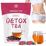 Detox Tee zum Abnehmen (Vegan 28 Teebeutel), Détox Téé Entgiften und Abnehmen, Stoffwechsel Tee,...