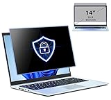 PYS Laptop Blickschutzfolie 14 Zoll Anti Spy Blaulicht Blendfrei Sichtschutz Folie 16:9 Abnehmbarer...