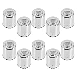 Holibanna 10 Stück Magnetronkappen aus Metall Universelle Mikrowellen Ersatzteile mit Dreieckiger...