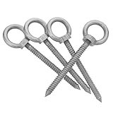 DECOMELODY 4 Stück 4 Stück Selbstschneidende M10X100 Edelstahl Ösenschrauben Hochbelastbare...