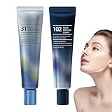 Feuchtigkeitsspendende Gesichtscreme | 2 Stücke Tag- und Nacht-Set - Aufhellende Straffende Lotion...