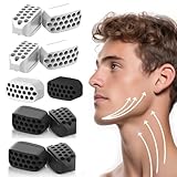 Pizens Jawline Trainer, Kiefertrainer 10 pcs, Jaw Exerciser für Frauen und Männer, Kiefer...