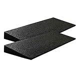 Bordsteinrampe Gummi LxBxH: 500x200x43 mm Set = 2 Stück schwarz (Rampe Gummikeil Rollstuhlrampe...