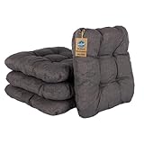 HLKauf 4 | 6 | 8er Set Sitzkissen 38x38x8 cm | weiche Kissen | Für Garten, Camping, Gastronomie...