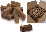 Stumpf 1000 Grillanzünder Holz Kaminanzünder Anzündwürfel aus Naturholz mit Wachs