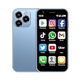 LNBEI 3-Zoll-Mini-Smartphone, entsperrtes Android 10-Handy, Dual-SIM, Dual-Kamera, Quad-Core,...