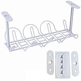 Syiyunran kabelmanagement Cable Management kabelkanal - 1 Stück weißes unter Desk kabelmanagement...