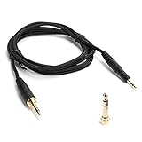SYH&AQYE Kopfhörer Audiokabel, 3,5mm Stereokabel Ersatz mit 6,35mm Adapter, Kabel mit Geringem...