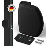 NIMA PARTS Balkontürgriff schwarz – UV & wetterfester Terrassentürgriff inklusive Schrauben