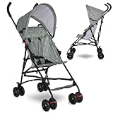 Lorelli Ultra Leichter Buggy Kinderwagen Vaya - nur 4,7kg - Kompakter Sportsitz bis 15kg, Sitzbuggy...