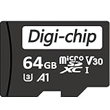 Digi-Chip 64 GB Micro-SD-Speicherkarte für Samsung Galaxy A35, A55, M15, F15, M35, M55, C55, F55...