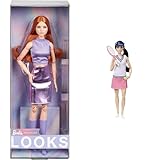 Barbie Looks Puppe, Sammelfigur Nr. 20 mit roten Haaren und moderner Y2K-Mode & Made to Move -...