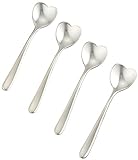 Alessi 'Il Caffe' 4 Stück Zuckerlöffel, Silber, 9 x 13.5 x 13.5 cm