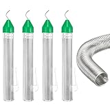 QUARKZMAN 4 Stk Lötzinn Mit Flussmittel 0.8mm Durchmesser Bleifreies Flussmittel 20g Jede Tragbare...