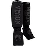 Venum, Kontact Schienbeinschützer, Herren, M, Schwarz/Schwarz