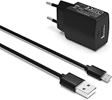 Superer Micro-USB Ladegerät Passend für Kindle Paperwhite E-Reader Tablet Netzteil Netzstecker...