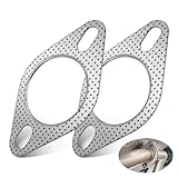 Auspuffdichtung Flanschdichtung 2.5 Zoll Auspuffflanschdichtung Auspuff Dichtung - 2 Stück Auspuff...