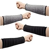 BLMHTWO 2 Paar Schnittfeste Ärmel, Unterarmschutz Arm Sleeves Herren Damen Bequem und atmungsaktiv...