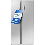 Bomann® Side by Side Kühl Gefrierkombination | No Frost | 442L Inhalt | Kühlschrank mit...