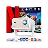 Smart Beamer 4K [Netflix Official & Electric Focus] YOTON Y7 Beamer 1080P Full HD 23000L WiFi...