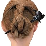 Haarstäbe aus natürlichem Sandelholz, Haarnadel aus Holz, Katzenstil für Haare, Haarnadel aus...
