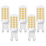 G9 LED Lampen Warmweiß 3000K, Leuchtmittel 3W 400LM Ersatz Für Halogenlampe 40W, Kein Flackern, AC...