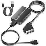 tlidfgeo Scart auf HDMI, Scart auf HDMI Adapter, 1080P Adapter Scar t auf HDM I Fernseher Ausgang...