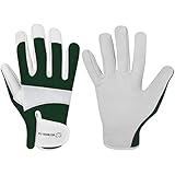 WESTWOOD FOX Gartenhandschuhe aus Leder,robuste Arbeitshandschuhe für Damen und Herren,...