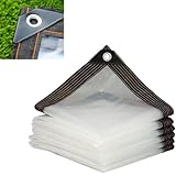 WSFDJX 7 * 7 Fuß 7 * 10 Fuß 7 * 16 Fuß Klare wasserdichte Planen, for Camping/Terrassen/Gehege...