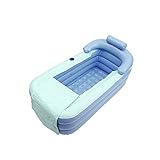 Inflatable Badewanne,Lightakai PVC Inflatable Bathtub Aufblasbare Tragbare Badewanne Faltbare...