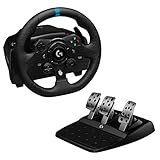 Logitech G923 TRUEFORCE Gaming Rennlenkrad mit Pedalen, Kraftrückkopplung bis 1000 Hz,...
