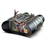 HOTPEAK Nachtsichtgerät, 112 MP 4K Nachtsichtgerät Jagd mit 12X Digitalzoom & 5000mAh...