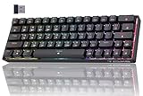 TMKB T63 Gaming Tastatur Mechanische Kabellos mit Red Switch,Bluetooth / 2.4G / Mit...